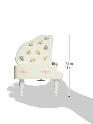 Cosmos Porcelain Piano Musical Figurine