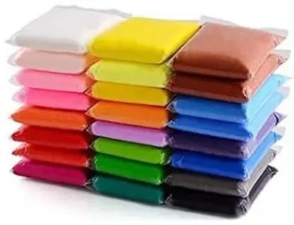 Quakel Air Dry Clay For Kids (Pack Of 12)  NonToxic, Colorful Soft Modeling Clay  Fluffy Foam Bouncing Putty Kit With Tools 