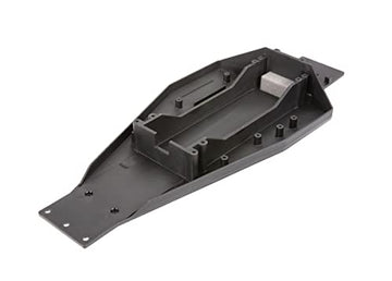 Traxxas Lower Chassis Black 166MM Batt Compartment 3728
