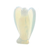 Ouubuuy Opalite Crystal Angel Figurines Statues Natural Gemstone Carved Pocket Guardian Angel 1.5 inch for Healing Reiki Spiritu