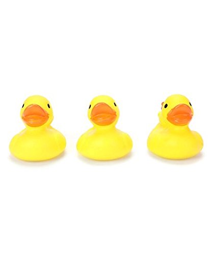 Ratnas Squeezy Toys Duck 3 pcs Pack for Infants. The Sweet Musical Sound of the Squeezy Toy Makes Kids Happy and Makes Their Ch