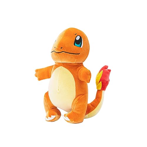 Pok  mon Charmander Select Velvet Plush - 8-Inch Charmander Plush with Unique Velvet Fabric and Authentic Details