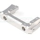 Aluminum Alloy Combat Style Servo Relocation Bumper Mount for Axial SCX10 II 90046 90047 1pc (Silver)