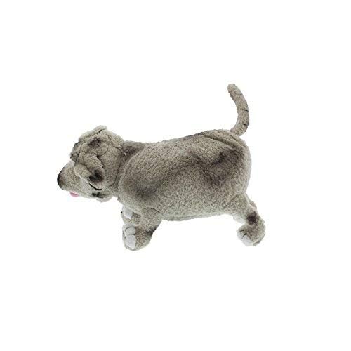 MerryMakers Walter the Farting Dog Plush Toy, 8-Inch, Grey, Model 1455, Soft Plush Material