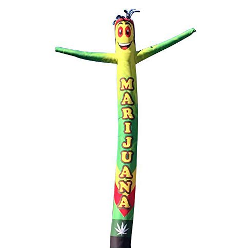  Dispensary 20 Foot Tall Inflatable Tube Man Air Powered Dancing Puppet for Outdoors  Replacement Dancer Only