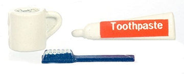Dollhouse Miniature Set of 3 Bathroom Items