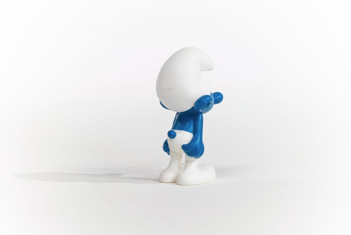 Schleich Smurfs, Collectible Retro Cartoon Toys For Boys And Girls, Grouchy Smurf Figurine, Ages 3+