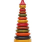 Funwood Games Multicolor Wooden Joker Stacking/Counting Ring Learning Educational Made In India Toy Set For Kids