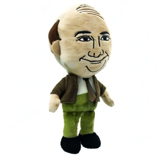 The Office 7" Plush Collectible - Kevin, Green, Model CP6901-P, Soft Plush Material