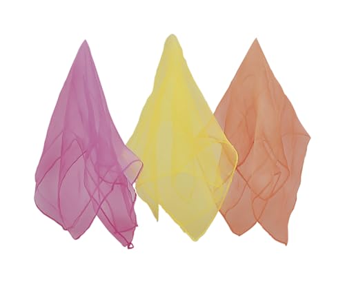 Juggletime 17 x 17 in Juggling Scarves, Set of 12