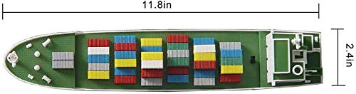 Inquwan Diy Racing Boats Container Vessel Battery Powered Ship Model Educational Toys Children Gifts
