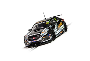 Scalextric C4297 Honda Civic Type R - Btcc 2021 - Gordon Shedden, Black/Orange
