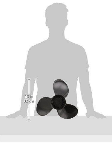 Turning Point Propellers 21431311 Hustler 3-cutting edge Aluminum Propeller for 40-300+hp Engines with 4.25 Gearcase - 14 x 13  Right Hand Prop LE1/LE2-1413