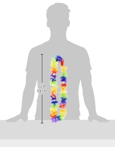 Rhode Island Novelty 36 Rainbow Flower Leis