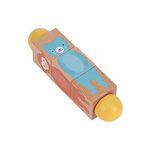 Petit Collage Wooden Twist Toy - Match-up Model, Small Size, Eco-Friendly Wood