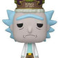 Funko Pop! Rick And Morty King Rick With Crown Standing Exclusive Vinyl Figure