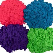 Sensory Sand Sensory Sand Play Set - 4 lb Multicolor Sand with Sea Molds for Kids - Blue, Green, Red, Purple