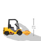 Big Daddy Small Lightweight Friction Powered Steamroller - ABS Material, Easy to Move - Model BD-32532, Color: Roller