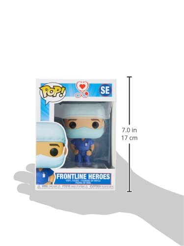 Funko Pop! Heroes Front Line Worker Male Hospital Worker #1, Vinyl, Multicolor, One Size