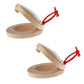 Atorse 5Xa Pair Wooden Castanets Wood Percussion Flamenco Musical Instrument