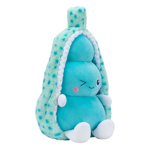 Living On The Veg 14-Inch Recycled Material Plush - Peacepods Clay - Collectible Stuffed Toy From The Makers Of Squishmallows