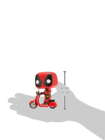 Funko Pop! Ride Marvel: Deadpool & Scooter Collectible Figure, Multicolor