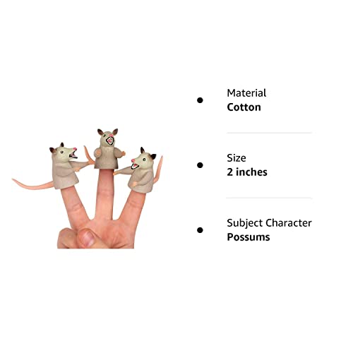Mcphee 3 Pack Finger Possums Finger Puppets
