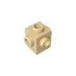 BrickBuddy Gobricks GDS-650 Brick Special 1 x 1 Studs on 4 Sides 50PCS Compatible with Lego Toy 4733 DIY Parts and MOC Component