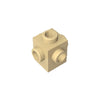 BrickBuddy Gobricks GDS-650 Brick Special 1 x 1 Studs on 4 Sides 50PCS Compatible with Lego Toy 4733 DIY Parts and MOC Component