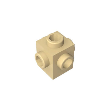 BrickBuddy Gobricks GDS-650 Brick Special 1 x 1 Studs on 4 Sides 50PCS Compatible with Lego Toy 4733 DIY Parts and MOC Component