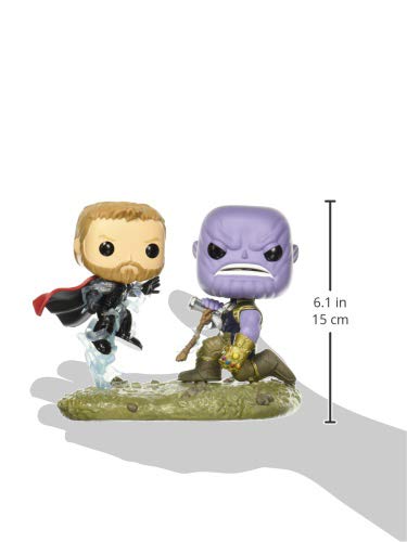 Funko 35799 Movie Moments Marvel: Avengers Infinity Warthor Vs. Thanos, Multicolor
