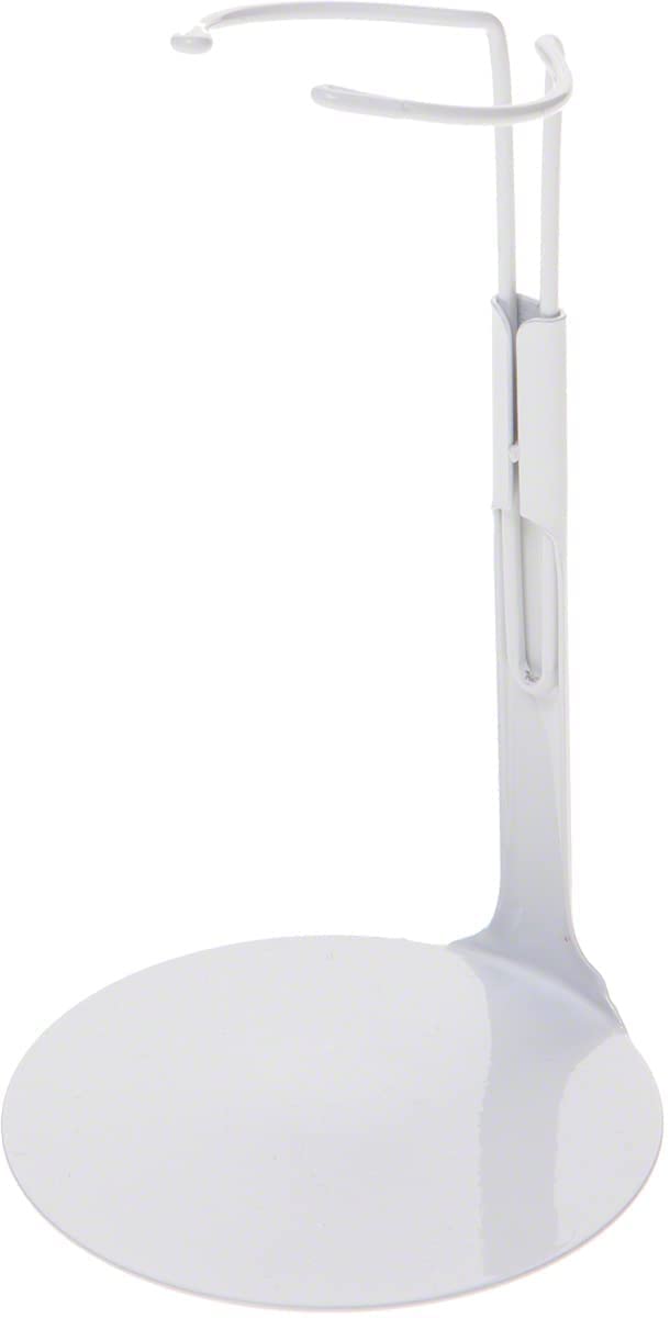 Kaiser Doll Stand 2001 - White Doll Stand For 6 1/2'' To 10'' Dolls And Action Figures (Best For 8'' Dolls)