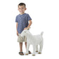 Melissa & Doug Standing Lifelike Plush Goat Stuffed Animal, 22 X 22.5 X 9