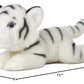 Aurora® Realistic Miyoni® White Tiger Stuffed Animal - Lifelike Detail - Cherished Companionship - 11 Inches