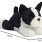 Aurora® Adorable Flopsie™ Buster™ Boston Terrier Stuffed Animal - Playful Ease - Timeless Companions - Black 12 Inches