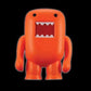 4' Domo Vinyl Figure: Black Light Orange