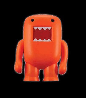 4' Domo Vinyl Figure: Black Light Orange