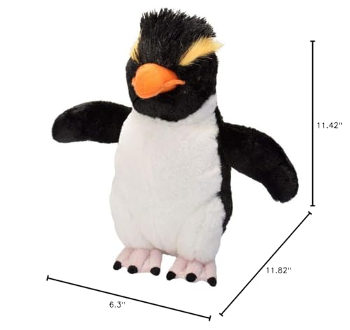Wild Republic Rockhopper Penguin Plush, Stuffed Animal, Plush Toy, Gifts For Kids, Cuddlekins 12