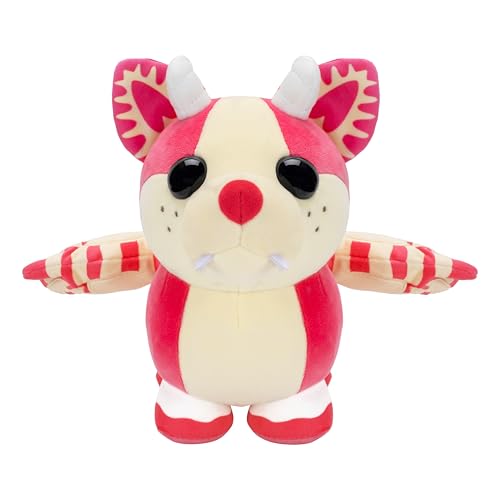 Adopt Me! Collector Plush Strawberry Shortcake Bat Dragon - Series 5 - Legendary - limited availability Virtual Item Code Included - Toys for Kids Featuring Your Favorite Pet  Ages 6+