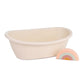 Miniland Bathtub and Rainbow Sponge Set - Bioplastic, Beige, 15 3/4 inches, Model 31100