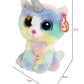 Ty Beanie Boos 6 Heather Uni-Kitty, Perfect Plush!
