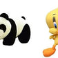 Soft Lovable Hugable Teddy Combo Panda And Tweety Teddy Bear For Kids Toys Bithday Gift - 30 Cm (Multicolor)