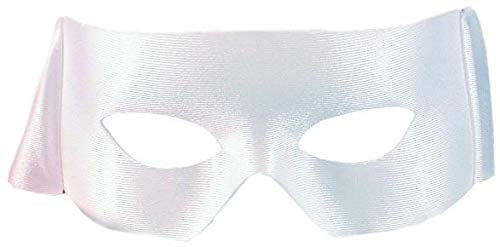 HMS Superhero Costume Accessory Mask - White