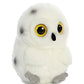 Aurora® Round Rolly Pet™ Hoot Owl™ Stuffed Animal - Adorable Companions - On-The-Go Fun - White 5 Inches