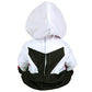 Marvel Spider-Gwen Official Infant Deluxe Halloween Costume - Premium Minky Fabric And Non-Slip Grip Booties (0-6M)