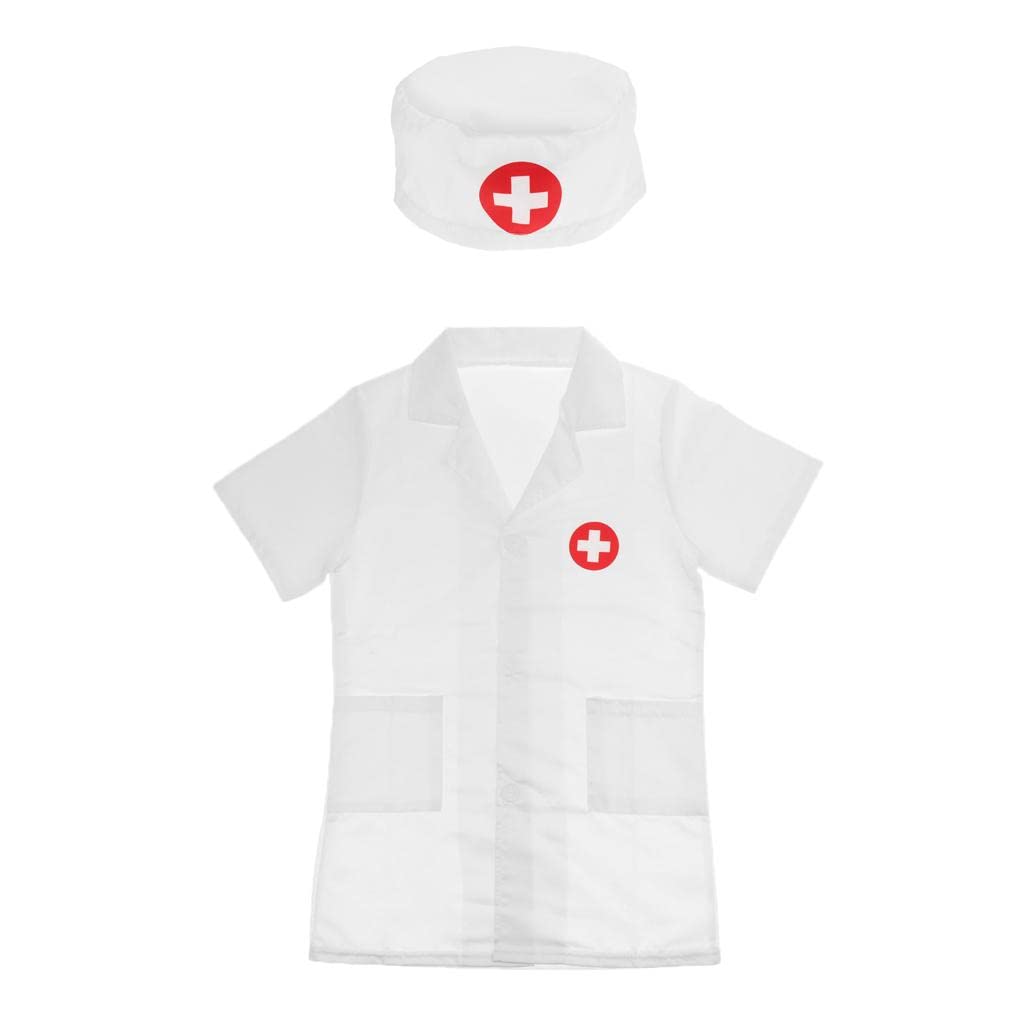 CALANDIS Kids Role Play Costumes Doctor Pretend Play Dress Up Doctor Costume | DressUp Costumes | Preschool Toys & Pretend Play
