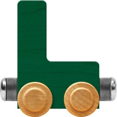 Nametrains Bright Letter Car L - Made In Usa (Green)