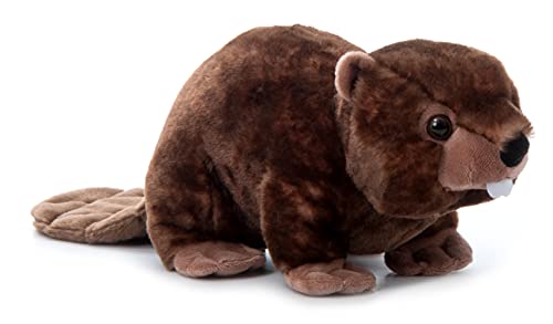 The Petting Zoo Beaver Plush Toy, 12 Inch Brown Stuffed Animal, Gifts for Kids, Model 420345