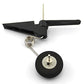 Heyiarbeit 1.5'' Rc Model Airplane Foam Wheel Super Light Tire And Wheel Sets For Rc Airplane Pu Sponge Tire With Plastic Hub 2