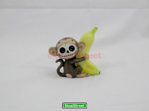 Summit Collection Furrybones Munky Signature Skeleton In Monkey Costume Holding A Banana